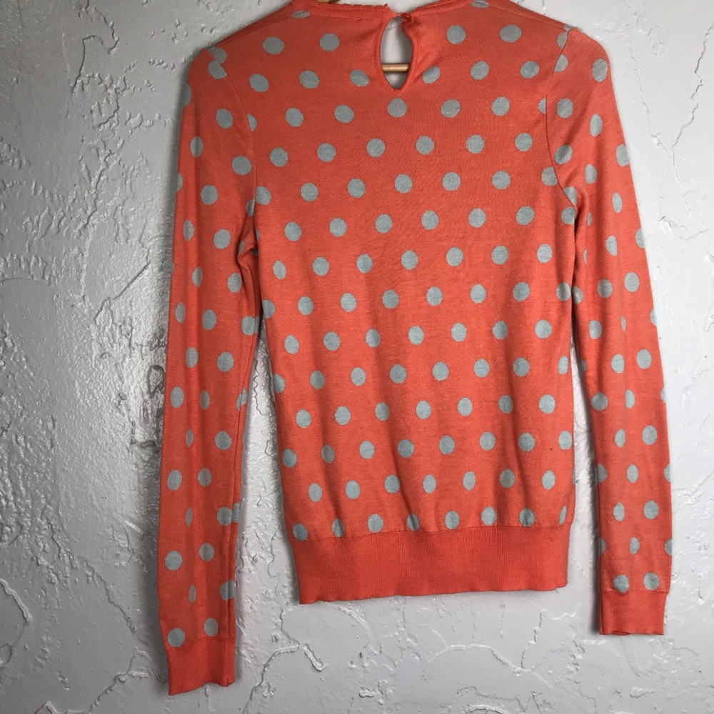 Anthropologie Moth Polka Dots Bluebird Sweater - Picture 6 of 8